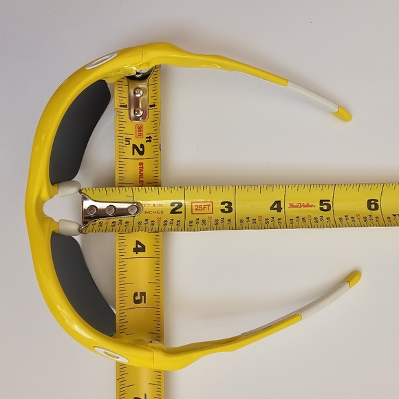 Oakley Fast Jacket  Sunglasses Lemon peel polarized black extra brown lens case - Picture 13 of 16